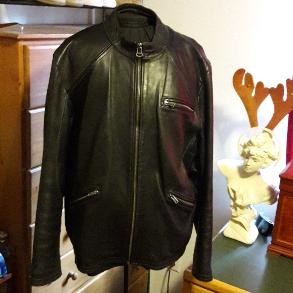 WILSONS LEATHER BIKER JACKET!